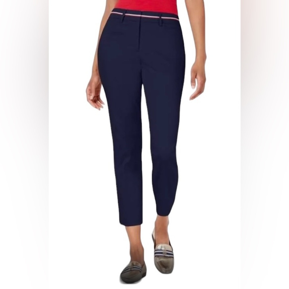 Women’s Tommy Hilfiger Bristol Slim Ankle Pants, belt built in. NWT size 16